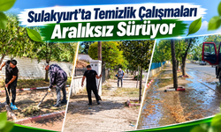 Sulakyurt’ta Temizlik Çalışmaları Aralıksız Sürüyor