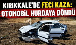 Kırıkkale’de Feci Kaza: Otomobil Hurdaya Döndü