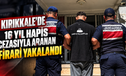 Kırıkkale'de 16 Yıl Hapis Cezasıyla Aranan Firari Yakalandı