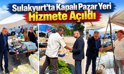 Sulakyurt’ta Kapalı Pazar Yeri Hizmete Açıldı