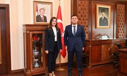 Bakanlığa Atanan Kazel’den Vali Sarıibrahim’e Veda Ziyareti