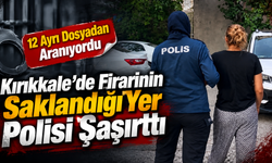 Kırıkkale'de Firarinin Saklandığı Yer Polisi Şaşırttı