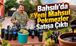 Bahşılı’da Yeni Mahsul Pekmezler Satışa Çıktı