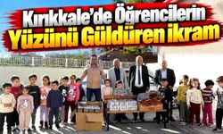Kırıkkale'de Öğrencilerin Yüzünü Güldüren İkram