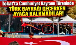 Tokat'ta Cumhuriyet Bayramı Töreninde Tepki Çeken Görüntü