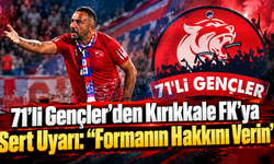 71’li Gençler’den Kırıkkale FK’ya Sert Uyarı