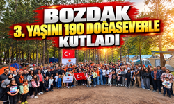 BOZDAK 3. Yaşını 190 Doğaseverle Kutladı
