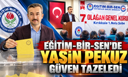 Kırıkkale'de Eğitim-Bir-Sen'de Yasin Pekuz Güven Tazeledi