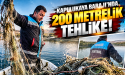 Kapulukaya Barajı’nda 200 Metrelik Tehlike!