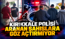 Kırıkkale Polisi Aranan Şahıslara Göz Açtırmıyor