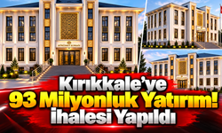 Kırıkkale'ye 93 Milyonluk Yatırım! İhalesi Yapıldı