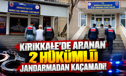 Kırıkkale'de Aranan 2 Hükümlü Jandarmadan Kaçamadı!