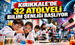Kırıkkale’de 32 Atölyeli Bilim Şenliği Başlıyor