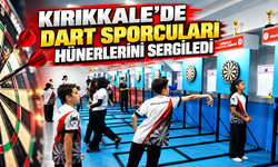 Kırıkkale’de Dart Sporcuları Hünerlerini Sergiledi