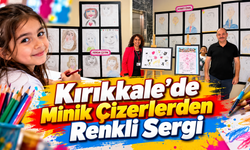 Kırıkkale'de Minik Çizerlerden Renkli Sergi