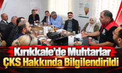 Kırıkkale’de Muhtarlar ÇKS Hakkında Bilgilendirildi
