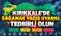 Kırıkkale Dahil Birçok İl İçin Sağanak Yağış Uyarısı