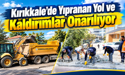 Kırıkkale’de Yıpranan Yol ve Kaldırımlar Onarılıyor
