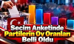 Seçim Anketinde Partilerin Oy Oranları Belli Oldu
