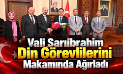 Vali Sarıibrahim Din Görevlilerini Makamında Ağırladı