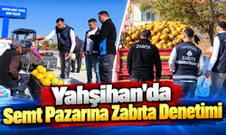 Yahşihan'da Semt Pazarına Zabıta Denetimi