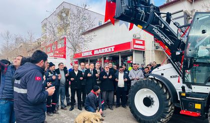 Delice Belediyesi’ne Hibe İş Makinesi Teslim Edildi