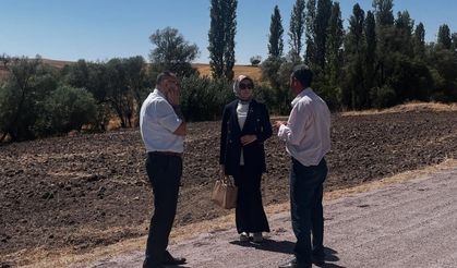 Kaymakam Uzunyol, Yukarışıh Köyü’nde İncelemelerde Bulundu