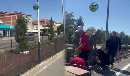 Balışeyh’te Orta Refüjlerde Güvenlik Çalışması Başlatıldı