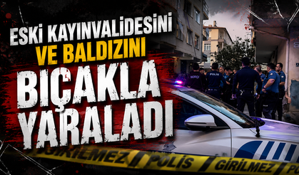 Eski Kayınvalidesini ve Baldızını Bıçakla Yaraladı