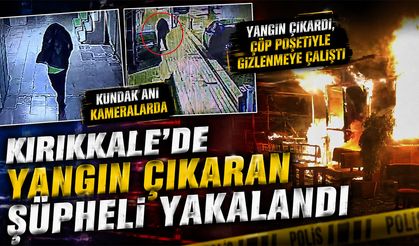 Kırıkkale'de Yangın Çıkaran Şüpheli Yakalandı