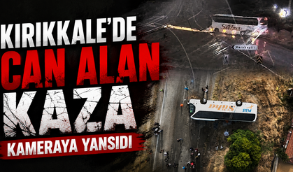 Kırıkkale'de Can Alan Kaza Kameraya Yansıdı