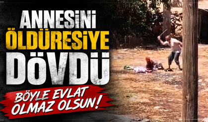Annesini Öldüresiye Dövdü