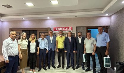 CHP heyeti Kırıkkale Gazetesini ziyaret etti