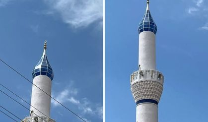 Keskin'de yıkılan Minare onarıldı