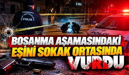 Boşanma Aşamasındaki Eşini Sokak Ortasında Vurdu