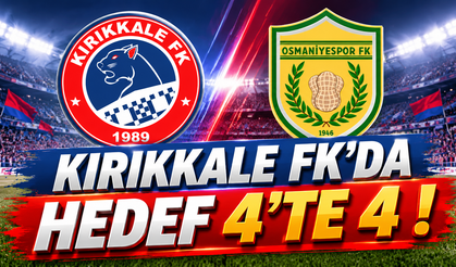 Kırıkkale FK'da Hedef 4'te 4!