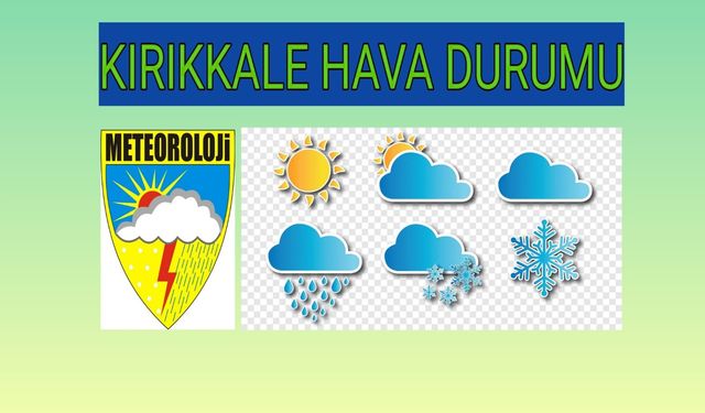 Kırıkkale İçin 5 Günlük Hava Durumu