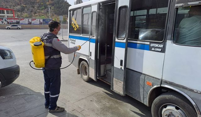 Toplu Taşıma Araçlarına Dezenfekte