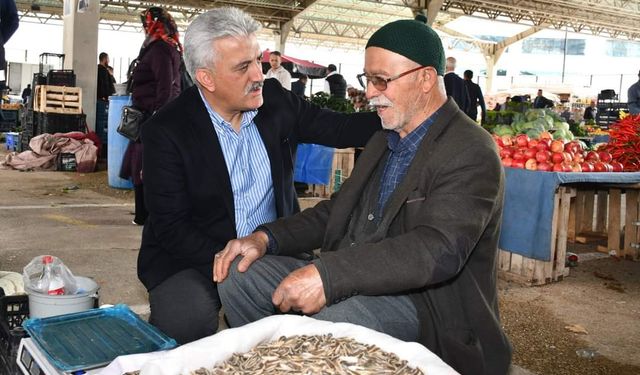 Kırıkkale valisi pazarda