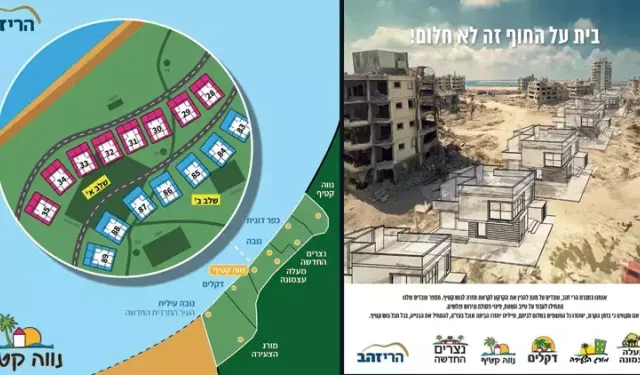 İsrail Gazze’de yıkıntıların üzerine işgal villaları dikiyor