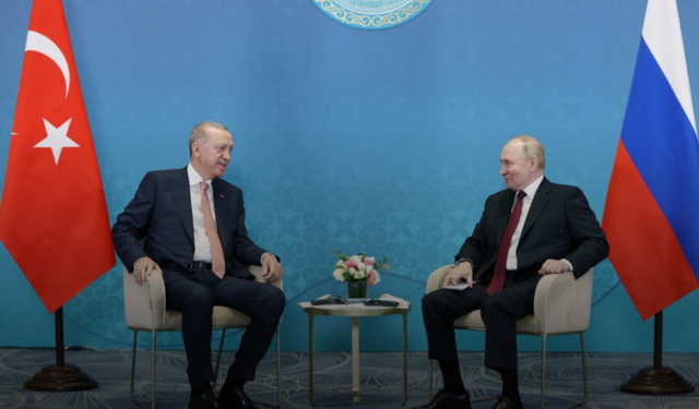Cumhurbaşkanı Erdoğan,Putin ile görüştü