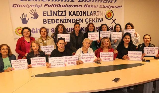 Cinsiyetçi eğitim politikalarınızı kabul etmiyoruz!