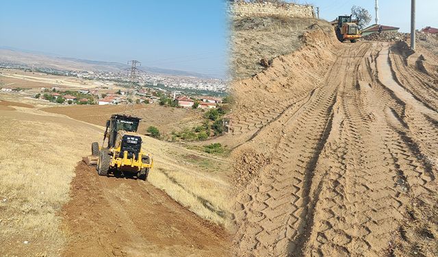 Kırıkkale'de Yeni Yol Açma Çalışmaları Sürüyor