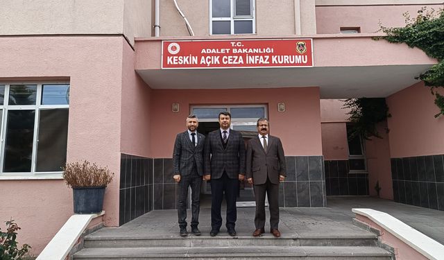 Keskin İlçe Müftüsü’nden Açık Cezaevine Ziyaret