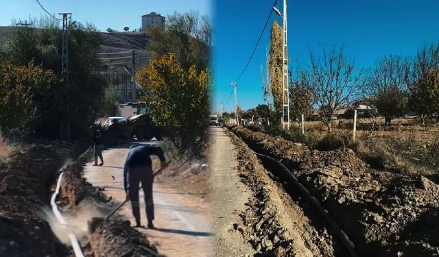 Aşağımahmutlar’a Yeni Su Hattı Kazandırılıyor