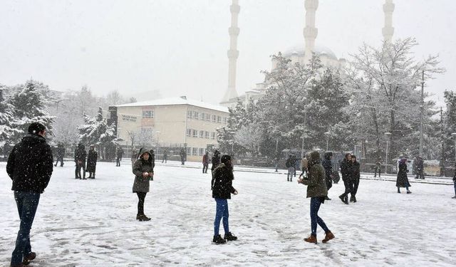 Kırıkkale’de İlk Kar İçin Geri Sayım Başladı