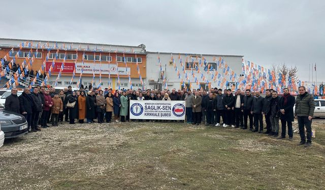 Sağlık-Sen’den Ak Parti Kırıkkale İl Kongresine Katılım