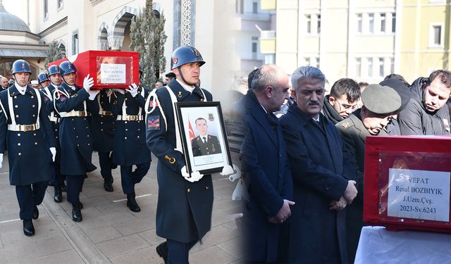 Jandarma Uzman Çavuş Resul Bozbıyık’a Hüzünlü Veda