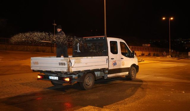 Kırıkkale'de Güvenli Ulaşım İçin Yollar Tuzlandı