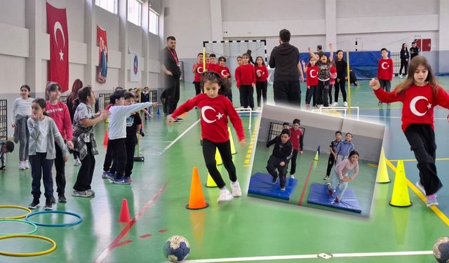 Yahşihan’da Minik Öğrencilere Spor Dolu Gün